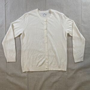 Croft & Barrow | Cream Button Up Cardigan | Medium